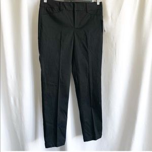 Lord & Taylor black straight leg trousers